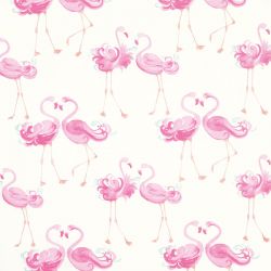 tela de flamencos rosas de diseño