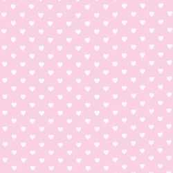 tela rosa de corazones de diseño para niños