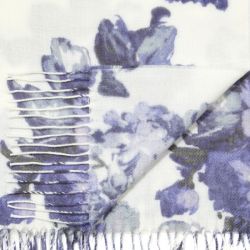 manta de flores violeta de diseño