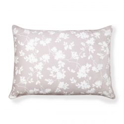 roap de cama de algodón estampado con flores en tonos morados de diseño