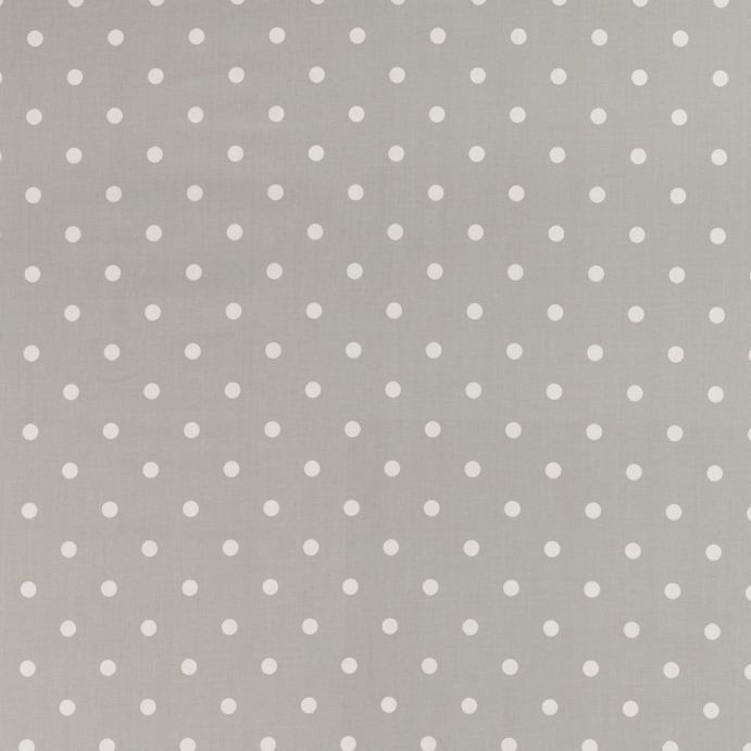 Tejido plastificado Polka Dot gris acero