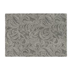 alfombra de diseño en relieve en color gris carbón pálido