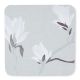 posavasos de corcho con diseño de magnolia gris
