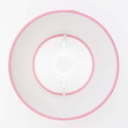 pantalla para lámpara lisa color rosa frambuesa