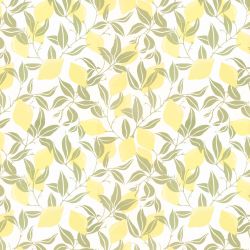 papel pintado estampado con limones amarillos de diseño