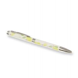 bolígrafo para regalo con limones amarillos de diseño