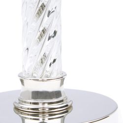 pie de lámpara de cristal de diseño