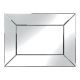 espejo rectangular de diseño Gatsby biselado 