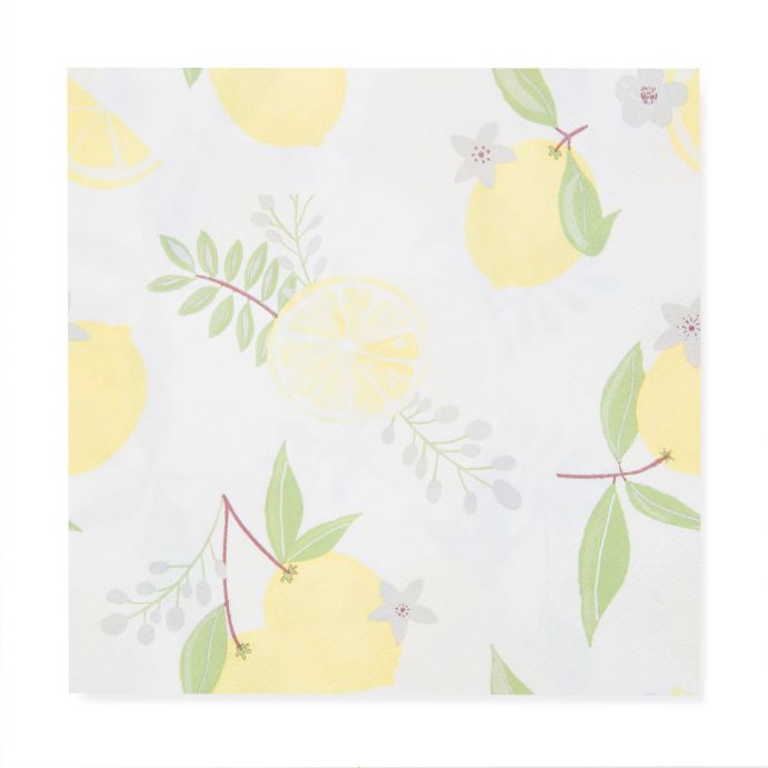 50 servilletas de papel Olive and Lemons