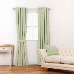 tela para cortinas y estores lisa verde seto de diseño