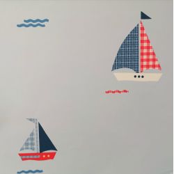 papel pintado Nautical infantil
