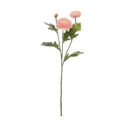 rama Crisantemo rosa artificial - 62 cm