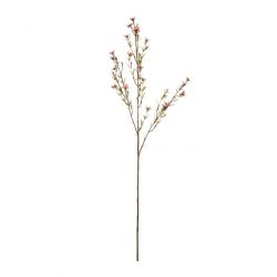 rama de flor de cera rosa artificial - 78 cm