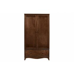 armario doble puerta Broughton madera oscura