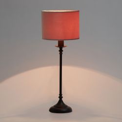 lámpara completa Jesy carbón rosa