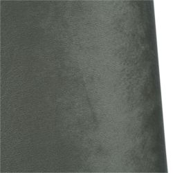 pantalla de terciopelo gris de diseño para bases de lámpara