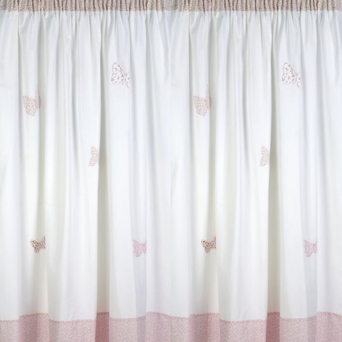 cortinas Bella butterfly blanco