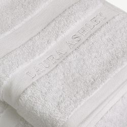 toallas de baño en algodón de calidad en color gris claro