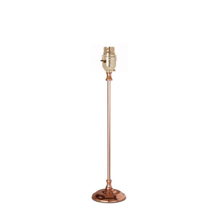base de lámpara diseño candelabro color oro rosa