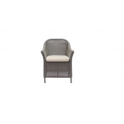 silla Bourton gris - mobiliario de ratán