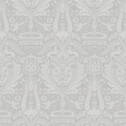 Papel Pintado Heraldic Damask Gris Pizarra