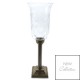 farol de bronce cristal