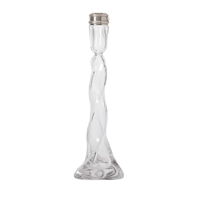 pie de lámpara de diseño en cristal
