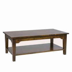 Mesa de centro Garrat rectangular castaño oscuro