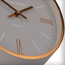 Reloj Hampton Gris Paloma 25cm
