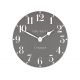 Reloj Arabic gris delfín 30cm