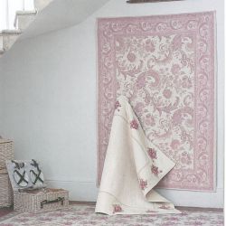 alfombra Baroque rosa talco