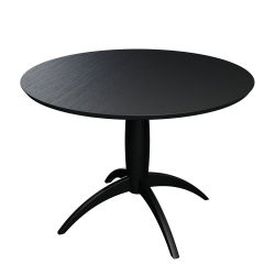 Mesa de comedor extensible Brecon negro