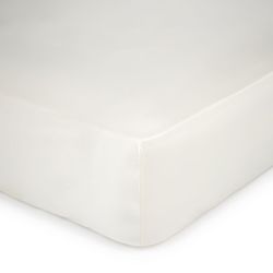 sábana bajera ajustable de algodón de máxima calidad color crema
