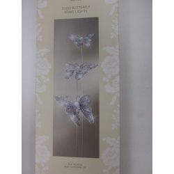 juego de 3 luces LED mariposas