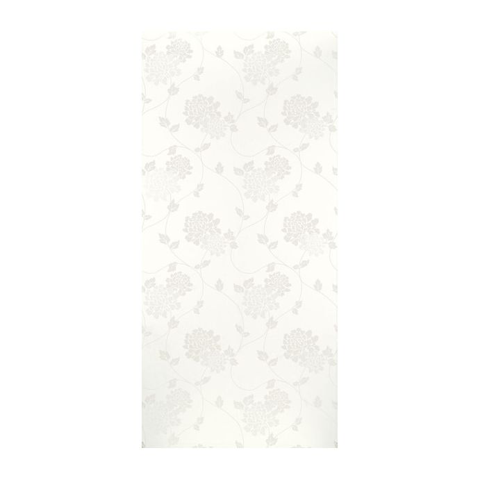 papel pintado de pared blanco con diseño de flores y tintas brillantes
