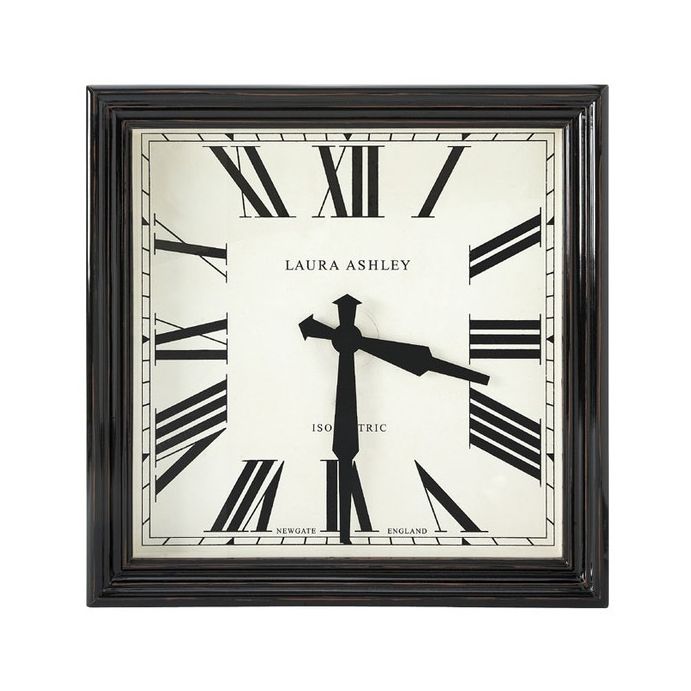 gran reloj de pared henshaw negro