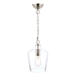 lámpara colgante de techo tipo botella de cristal de diseño