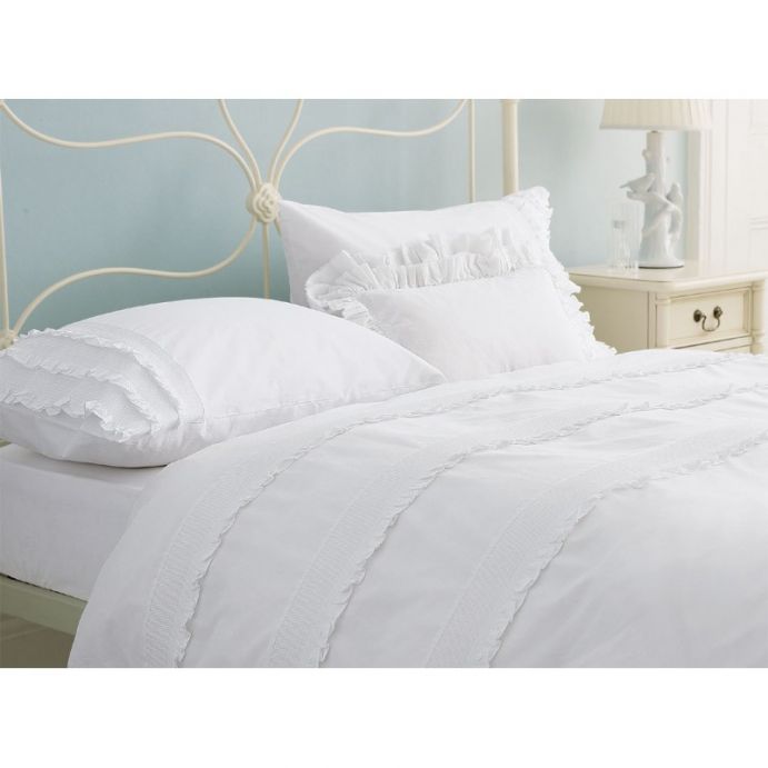 Funda de almohada Eve blanco