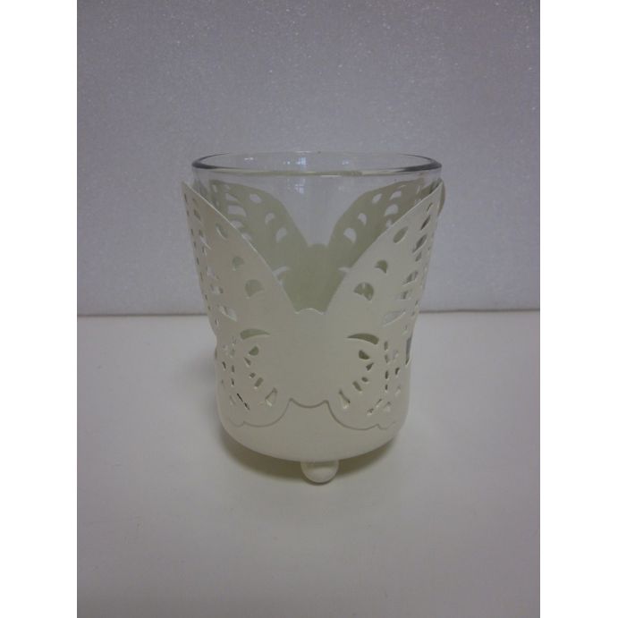 portavelas vaso mariposa
