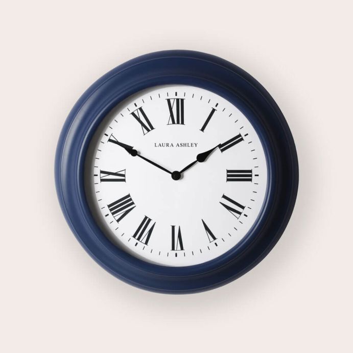 Reloj de pared Brookvale Azul