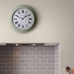 Reloj de pared Brookvale Verde