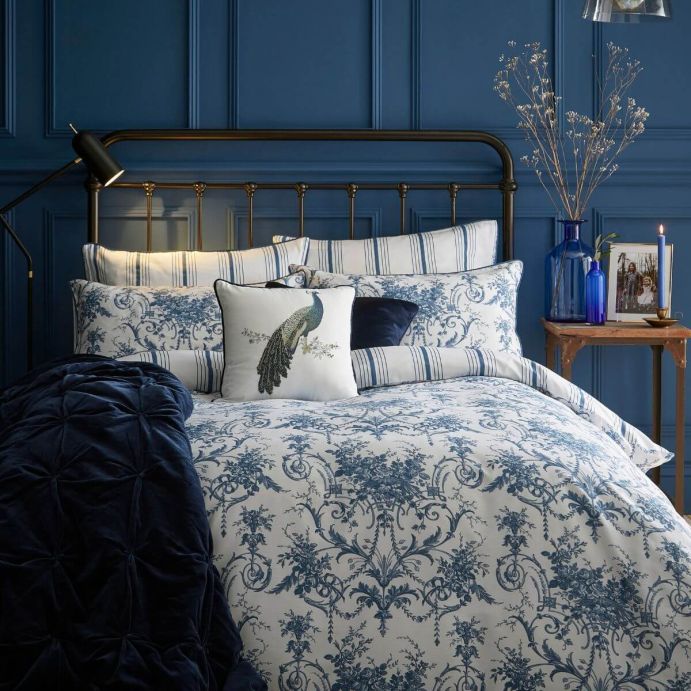 Set de cama Tuleries Azul Noche
