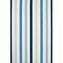 tejido porter stripe marina azul
