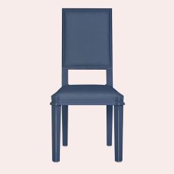 2 sillas Henshaw azul mar oscuro