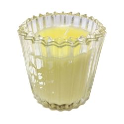 Conjunto de 3 velas de ruibarbo e baunilha
