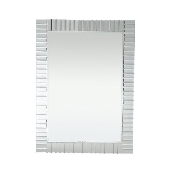 espejo rectangular de pared de marco biselado de diseño