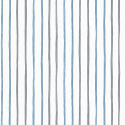Papel Pintado Painterly Stripe Azul