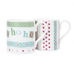 juego de 2 tazas mug navideñas