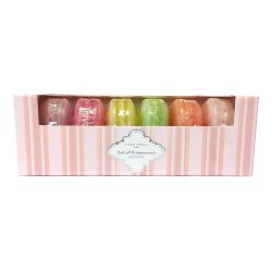 Set de 6 velas Macarons