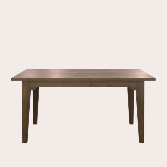 mesa de comedor extensible garrat castaño oscuro